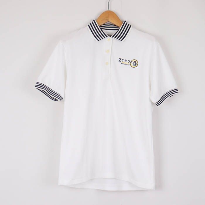 新品タグ付き マンシングウェア ZYXON 半袖 ネイビー ポロシャツ M