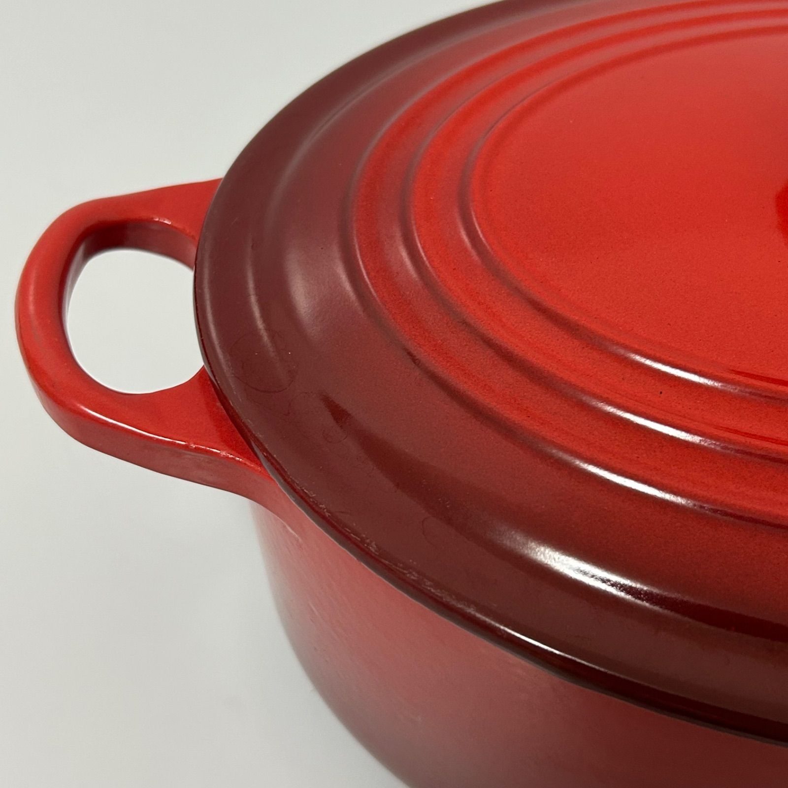 ル・クルーゼ 赤 オーバル Le Creuset ル・クルーゼ オーバル 両手鍋