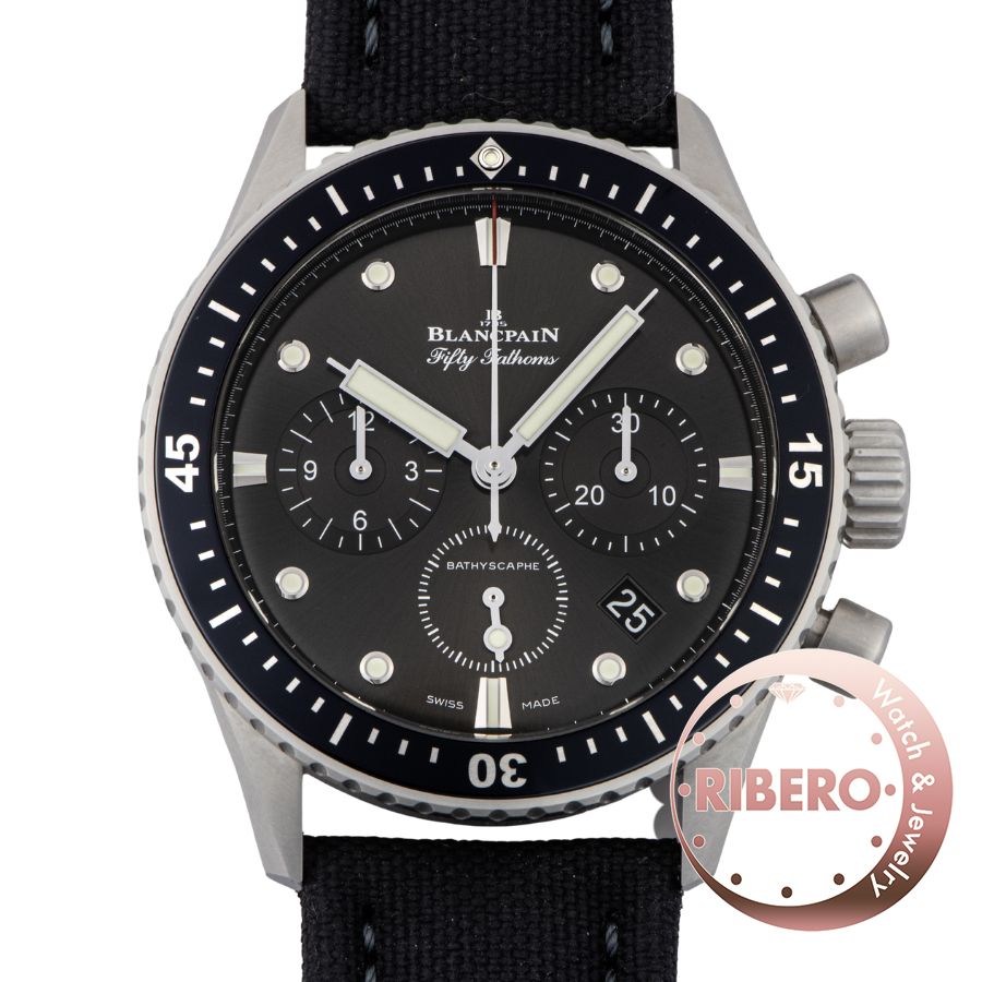 Blancpain ブランパン フィフティ ファゾムス バチスカーフ フライバック クロノグラフ 5200-1110-B52A【中古】