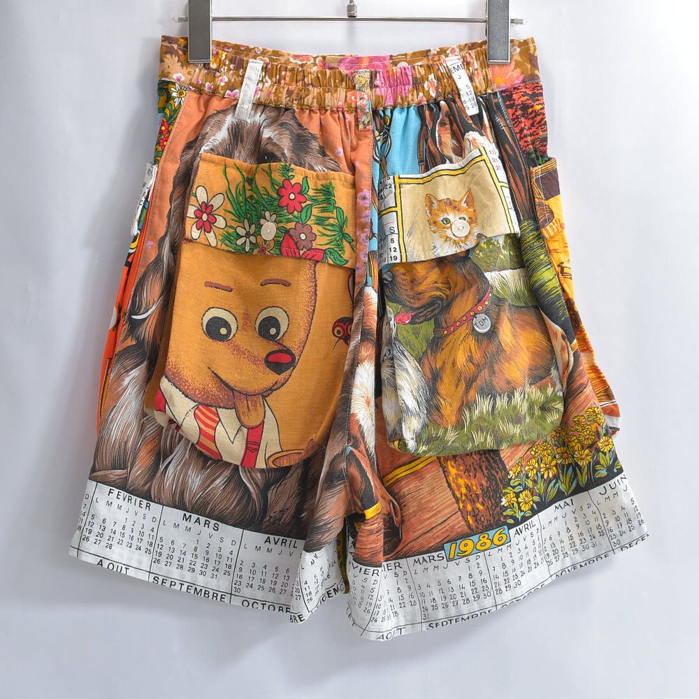vintage リメイク コットンバッグ パッチワーク パンツ17 Remakeリメイク ヴィンテージ テキスタイル パッチワーク