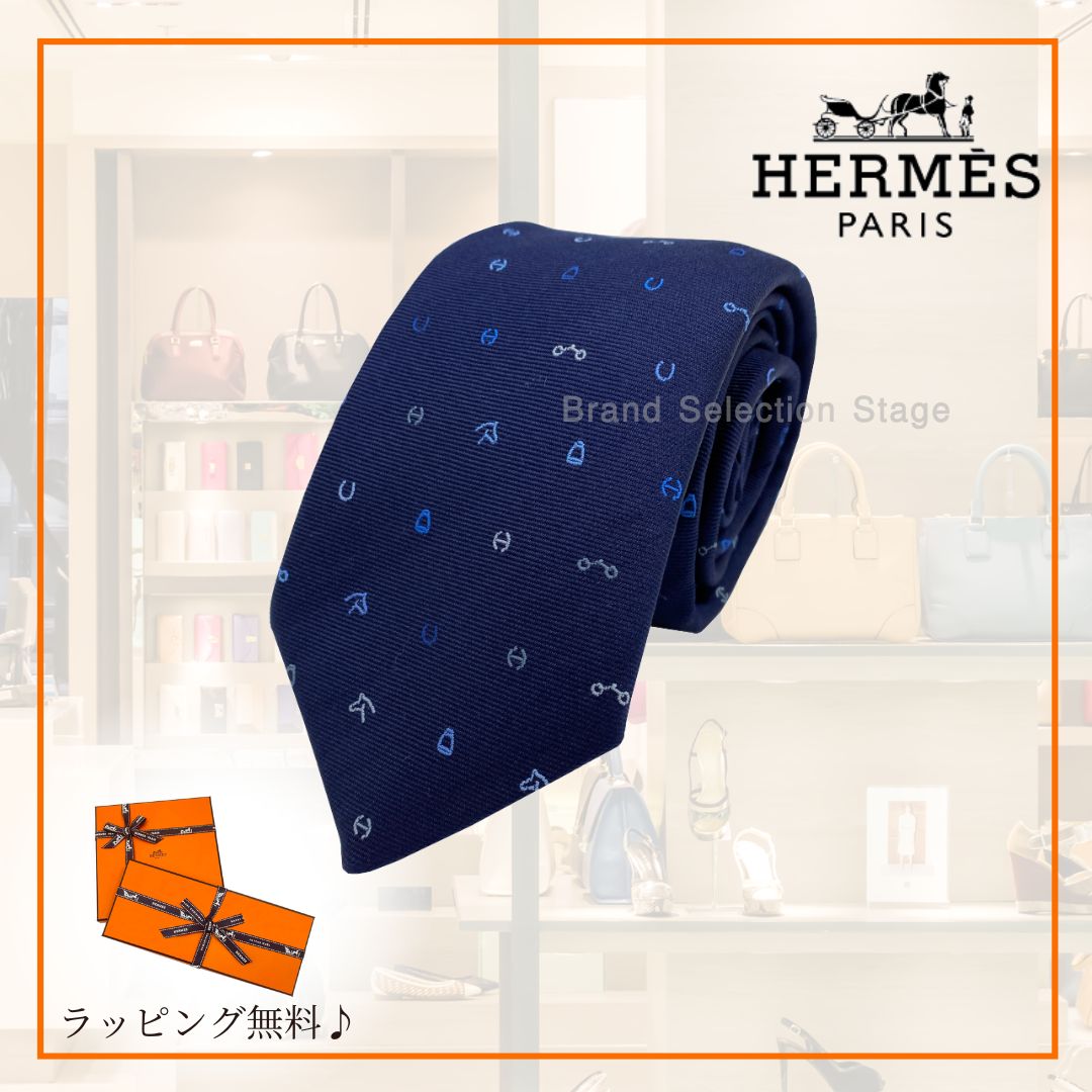 A*1様 HERMESネクタイ トゥティフルッティエケストル　おそらく未使用　美 エルメス ネクタイ 《トゥティ・フルッティ・エケストル》新品