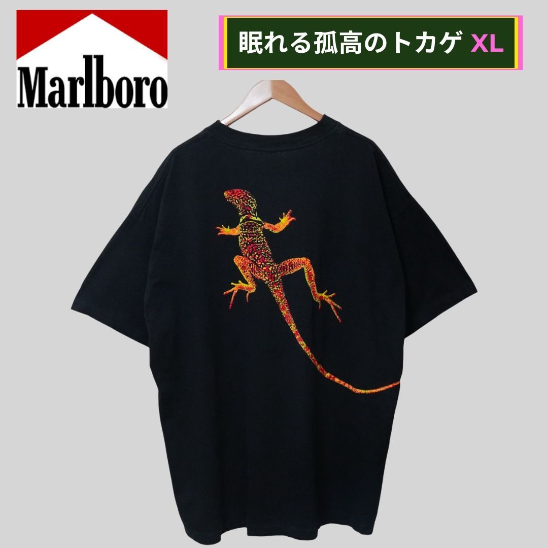 デッドストック】 マルボロ Tシャツ XL ブラック USA製 90s Marlboro