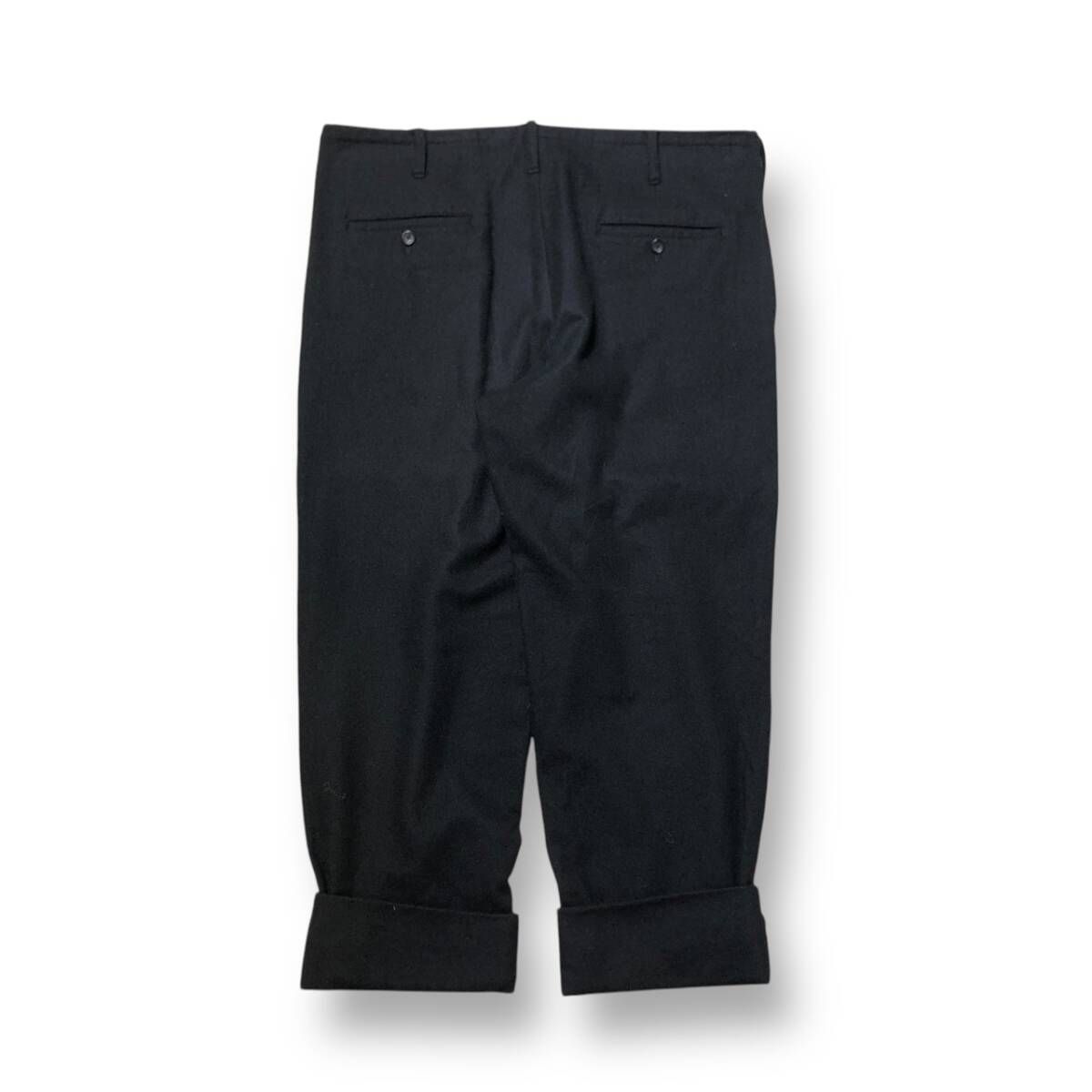 16aw YOHJI YAMAMOTO POUR HOMME Wool Slax 1986 REPLICA ファスナー 