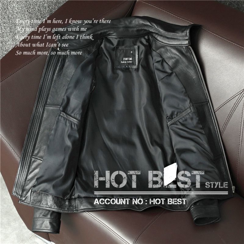 上質 メンズ レザー ジャケット カウハイド 牛革 M65 復刻40年代