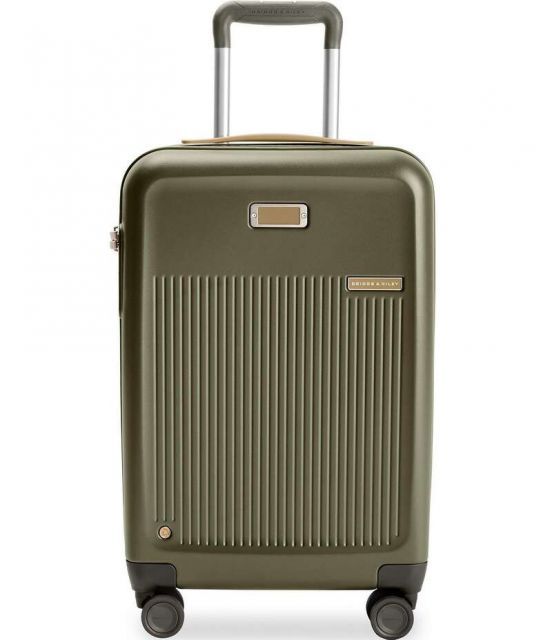 【送料無料】 ブリグスアンドライリー レディース スーツケース バッグ Sympatico 3.0 Essential Carry-On Expandable Spinner Olive