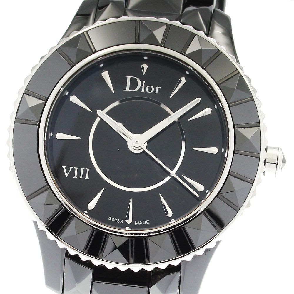 ディオール Dior CD1231E0 ユイット ダイヤ クォーツ レディース_909589