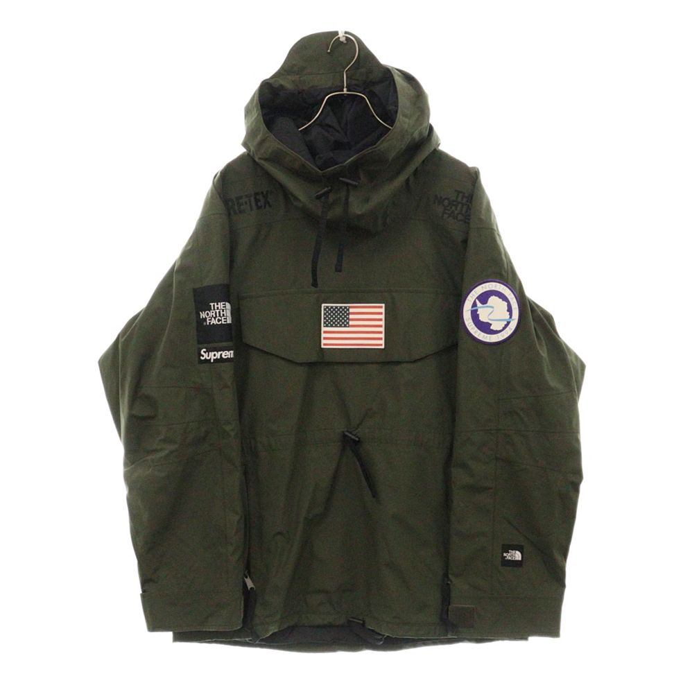 SUPREME シュプリーム 17SS ×THE NORTH FACE Trans Antarctica Expedition Pullover トランクアンタークティカ エクスペディションプルオーバージャケット カーキ NP01701I SUPREME (シュプリーム) 17SS ×THE NORTH FACE Trans Antarctica