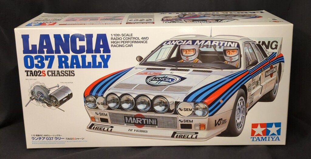 タミヤ 1/10電動RC4WDレーシングカー ランチア 037 ラリー (TA02
