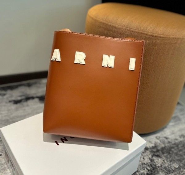新品】MARNI ショルダー バッグ スモール バケット マルニ デニム 