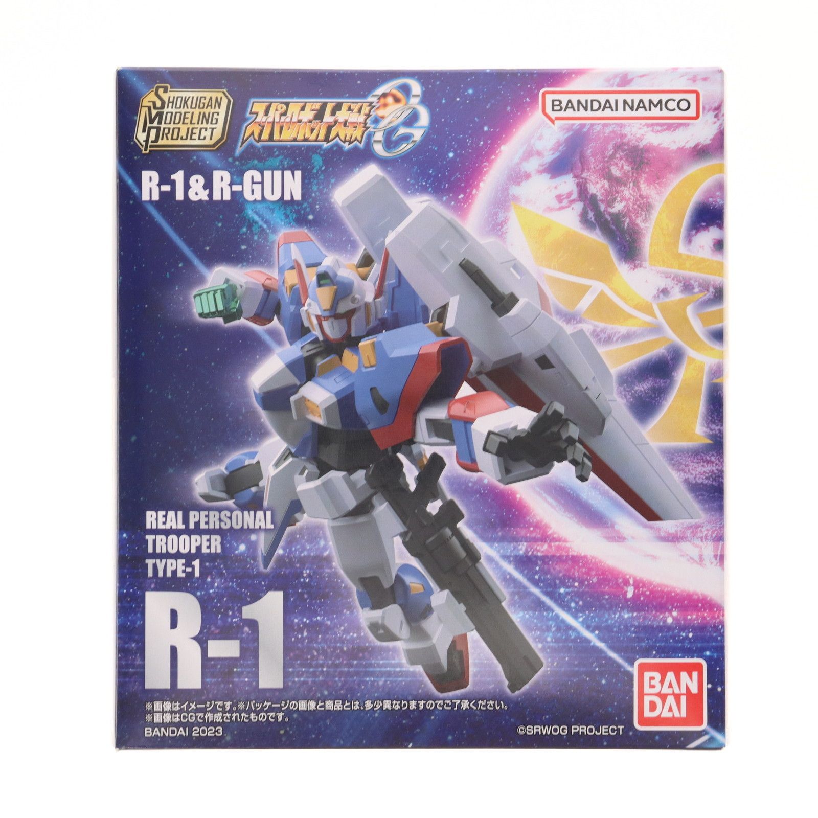 BANDAI - 美品 バンダイ プラモデル スーパーロボット大戦OG SMP R-1 KWAI 美品 スーパーロボット大戦OG R-1 KWAI SMP プラモデル