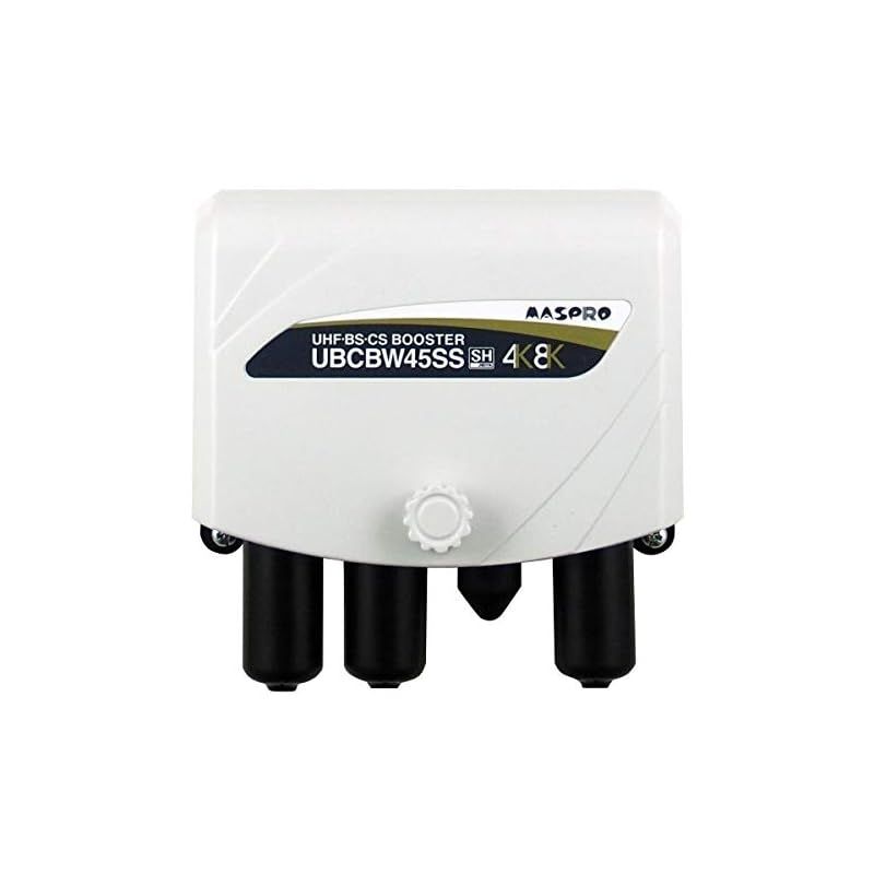 マスプロ 4K 8K衛星放送 3224MHz 対応 UHF BS CSトリプルブースター UBCBW45SS 1