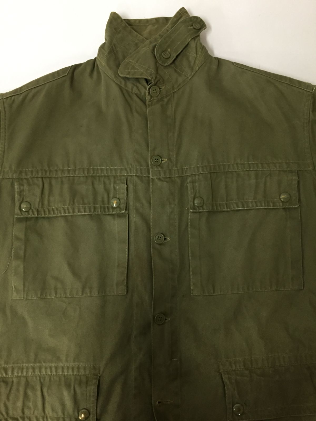 60s ユーロ ミリタリー パラシュートジャケット S-M フランス軍 60's パラシュートジャケット ヴィンテージ【M128
