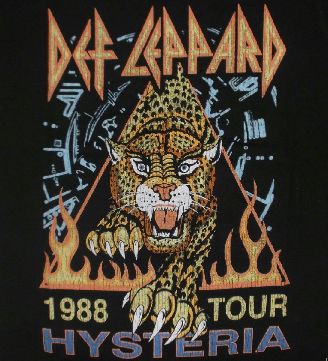 デフ レパード Tシャツ Def Leppard HYSTERIA '88 正規品 ロックTシャツ関連