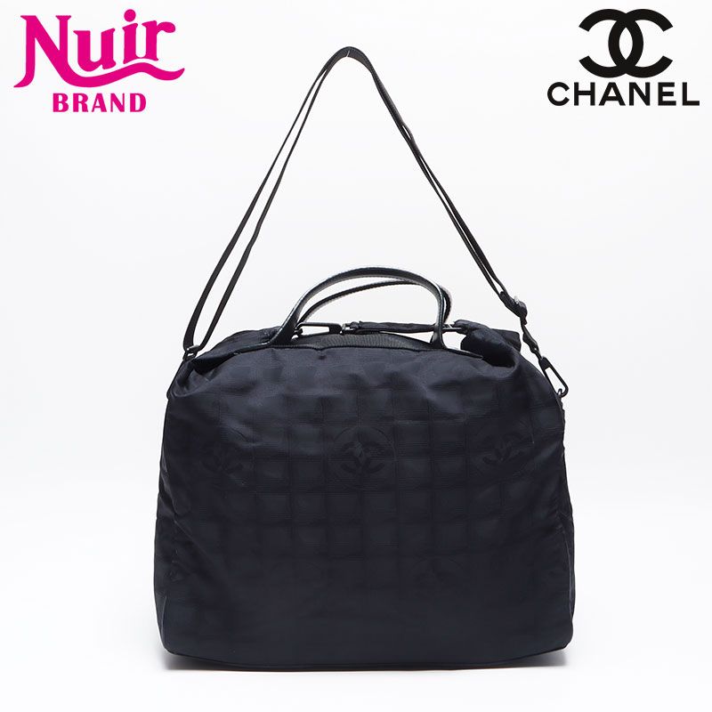 CHANEL シャネル ボストンバッグ 7番台 ナイロン 2001-2002 ニュートラベルライン