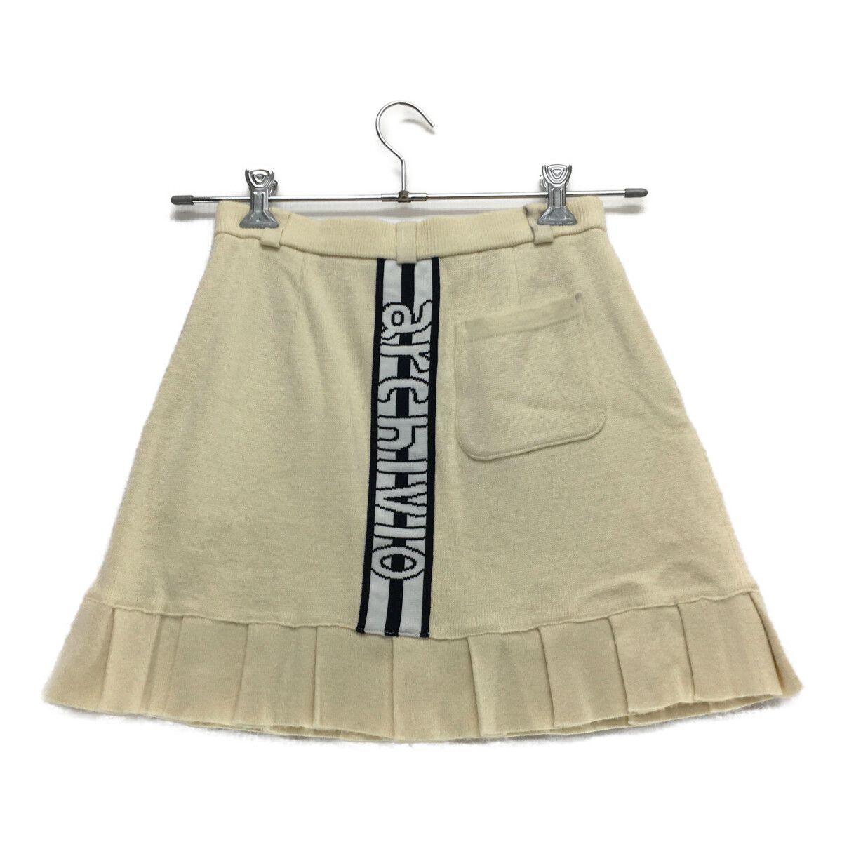 ARCHIVIO ロゴプリントスカート ホワイト ARCHIVIO ホワイトスカート ロゴプリント 新品未使用タグ付き ARCHIVIO