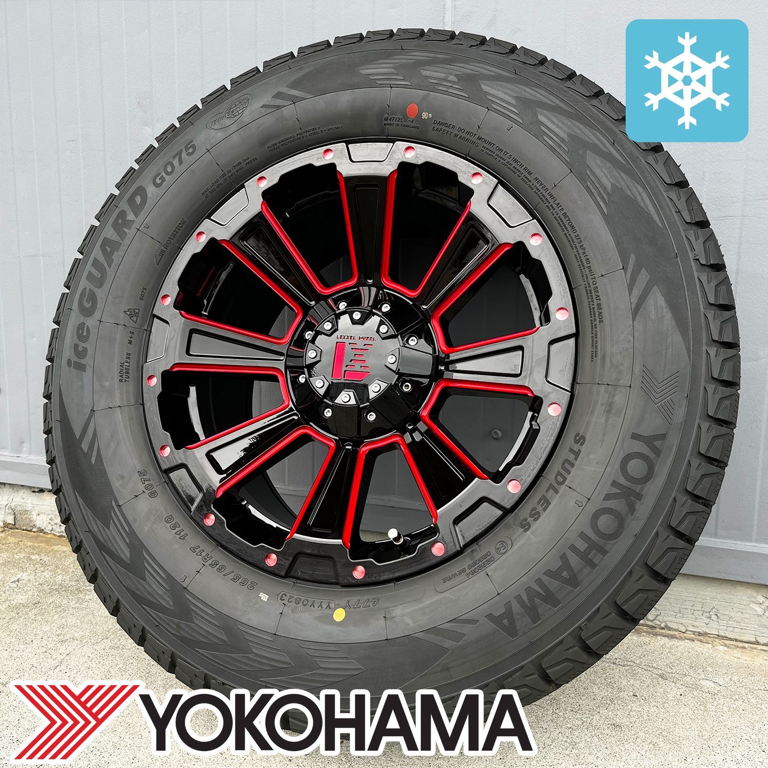 スタッドレスホイールセット17インチ 17インチスタッドレスタイヤ、ホイール付 4本セット