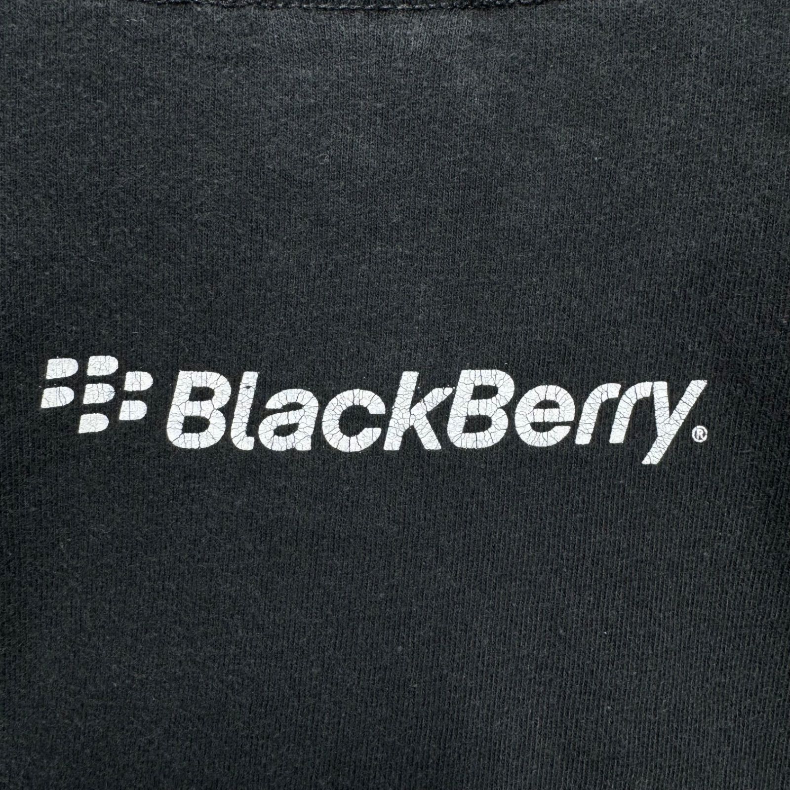 BlackBerry Print LOGO T-shirt Tee ブラックベリー プリント Tシャツ 