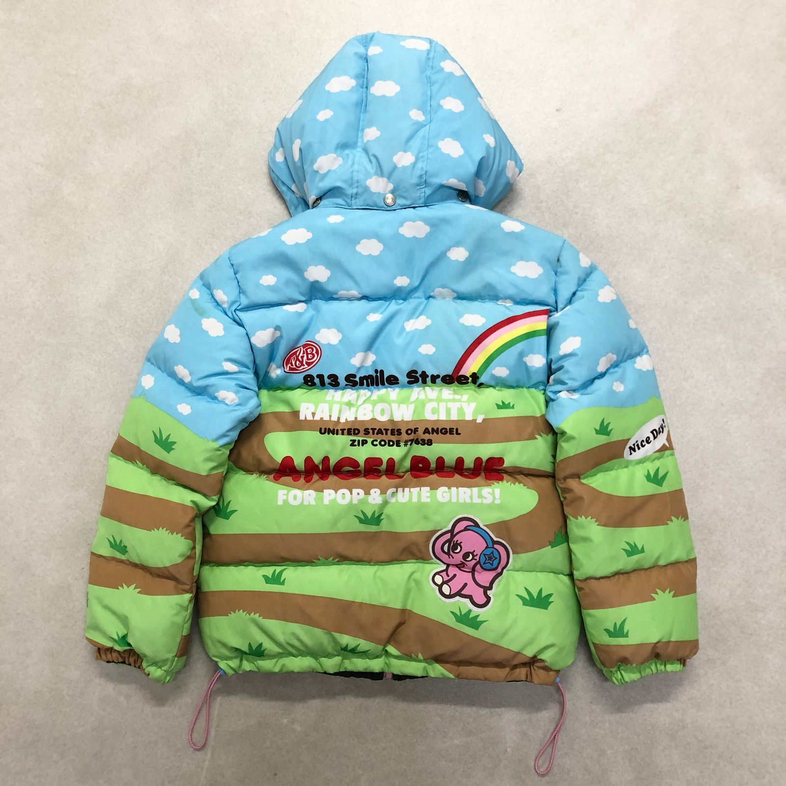 ○ ANGEL BLUE エンジェルブルー ダウンジャケット リバーシブル