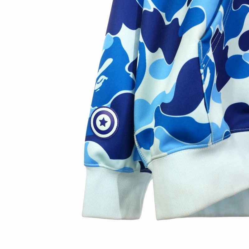 A BATHING APE シャークパーカー ブルー A BATHING APE シャークパーカーブルー