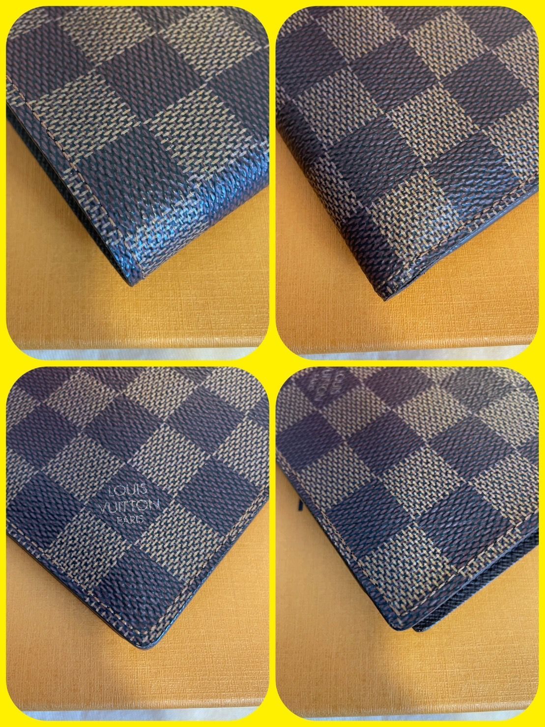 【極上美品】ルイヴィトン ダミエ エベヌ ポルトフォイユ マルコ 二つ折り財布 LOUIS VUITTON（ルイ・ヴィトン） ダミエ ポルトフォイユ マルコ 二