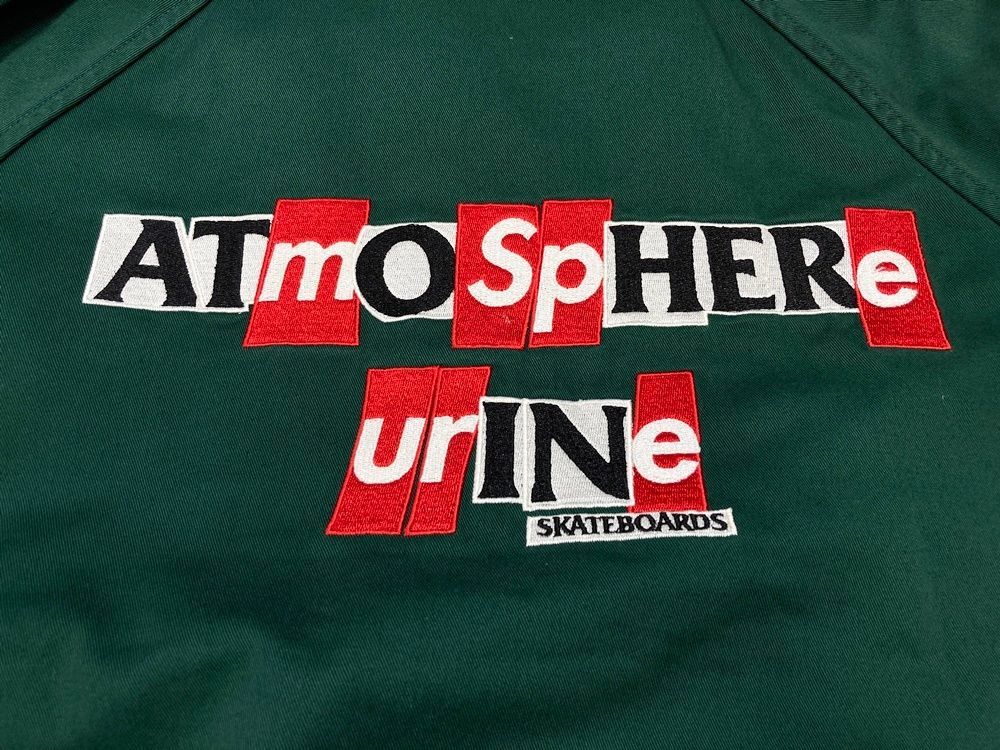 シュプリーム SUPREME × ANTIHERO Snap Front Twill Jacket 20FW コーチジャケット 緑 ジャケット ロゴ グリーン Mサイズ 101MT-2245