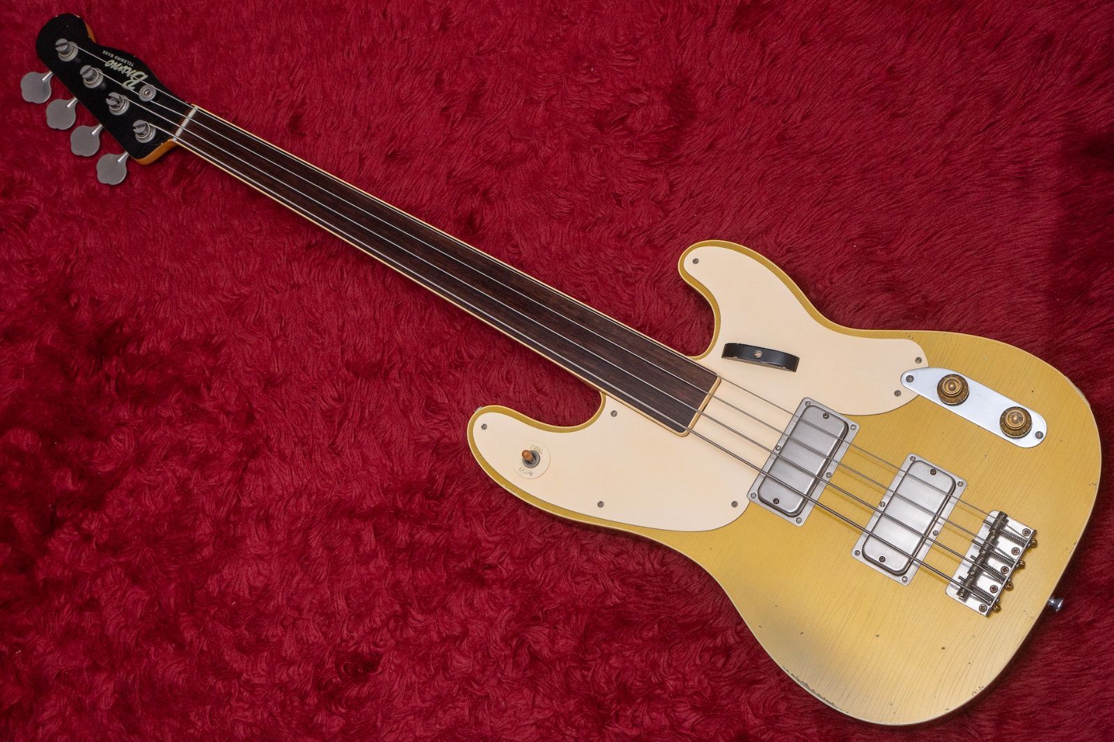 used】Bruno Guitars / TELEBIRD BASS FL Brass Powder Gold