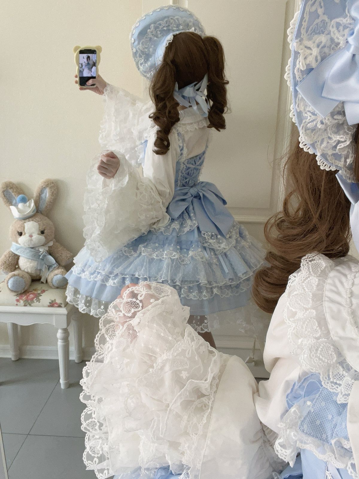 新品未使用 【愛恋序曲】 Lolita洋装 甘ロリスタイル jsk吊り
