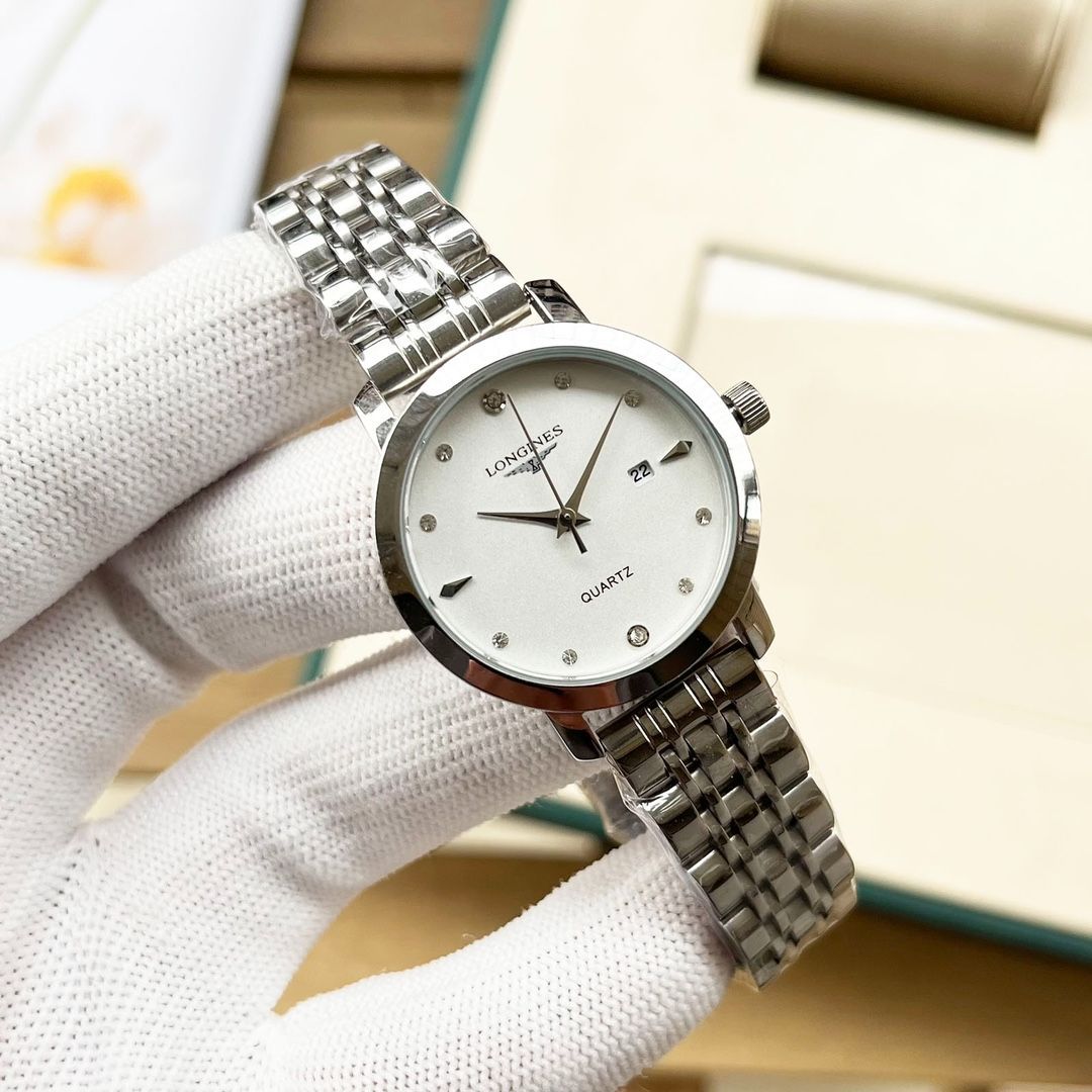 永遠の輝き ロンジン レディース30mm｜太陽光反射文字盤×316L鋼｜実物撮影|品質証明｜ ｜ -WTO輸入3