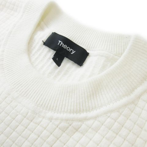 セオリー Theory 22SS ニット セーター クルーネック 長袖 無地