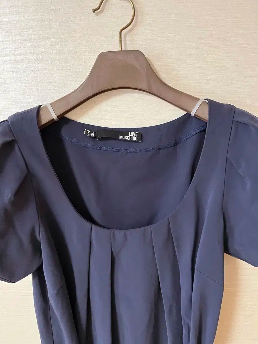 MOSCHINO Moschino モスキーノ ネイビー ワンピース MADE IN ITALY