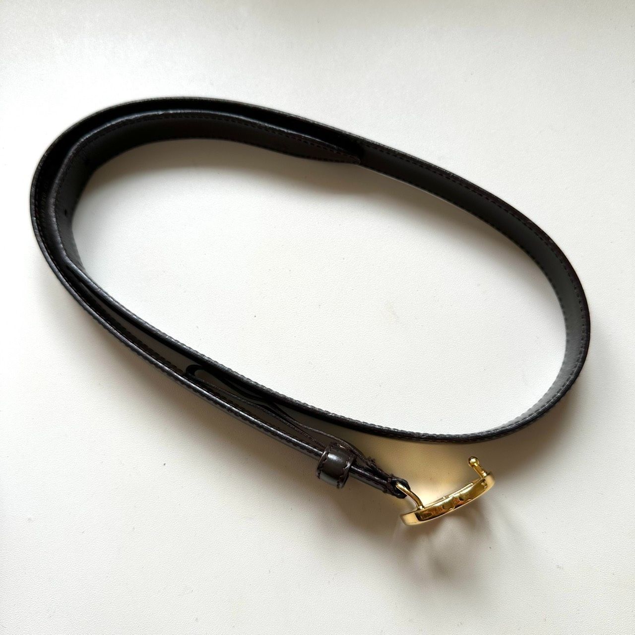 グッチ GUCCI ベルト インターロッキングG ダークブラウン