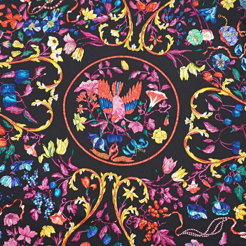 HERMES エルメス スカーフ カレ90 PIERRES d'ORIENT et d