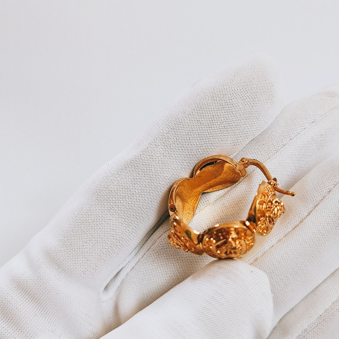 ピアス FENDI FRGMT POKMON ゴールドカラーメタル フェンディ