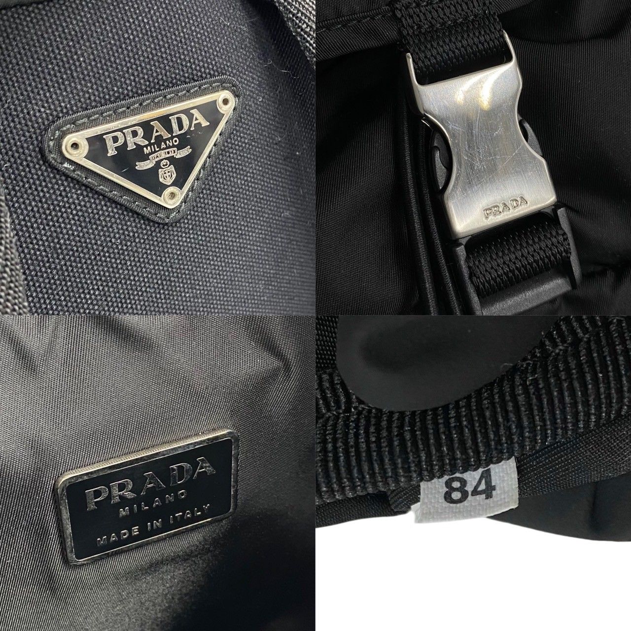 プラダ リュック バックパック ミニ 三角ロゴプレート ナイロン レザー PRADA バックパック 三角プレート ナイロン サフィアーノレザー