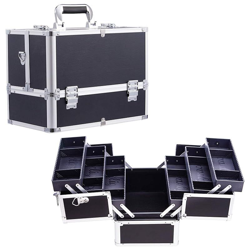 Hapilife メイクボックス PUレザー コスメボックス 化粧箱 大容量