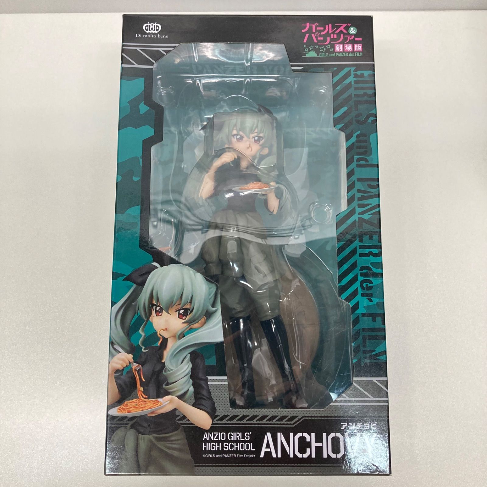 【未開封品】アクアマリン ガールズアンドパンツァー アンチョビ ガルパン アンチョビ フィギュア ガールズ＆パンツァー アンチョビ