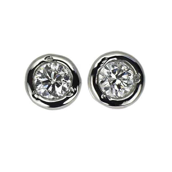 Pt900 ダイヤモンド ピアス 0.26ct - メルカリ
