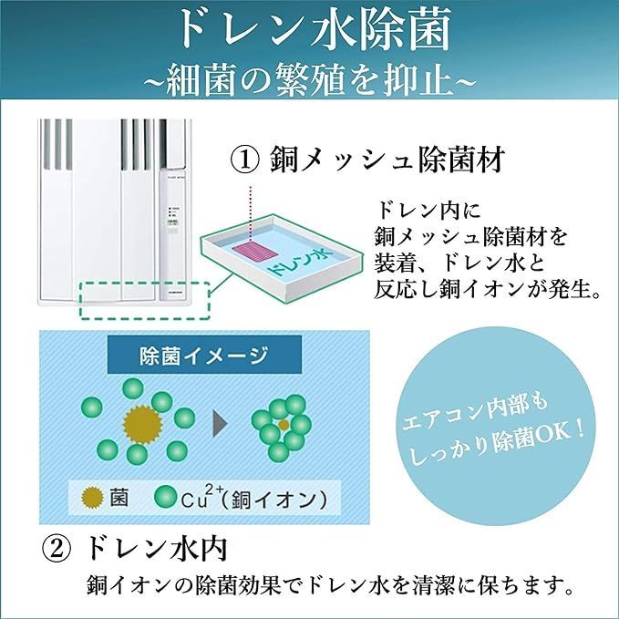 工事不要】 CORONA(コロナ) ウインドエアコン Relala 窓用エアコン (冷房専用タイプ) 除湿 送風 タイマー機能 リモコン付  シェルホワイト - メルカリ