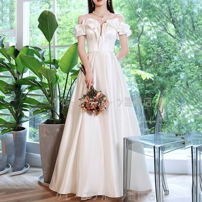 新品未使用ウェディングドレス 結婚式 披露宴 二次会 前撮り