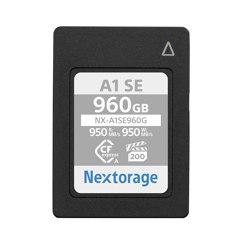 Nextorage 日本メーカー CFexpress Type A 960GB VPG200 最大読出し速度950MB|s 最大書込み速度950MB|s ソニーαシリーズ動作 済み NX-A1SE960G ネクストレージ メモリーカード