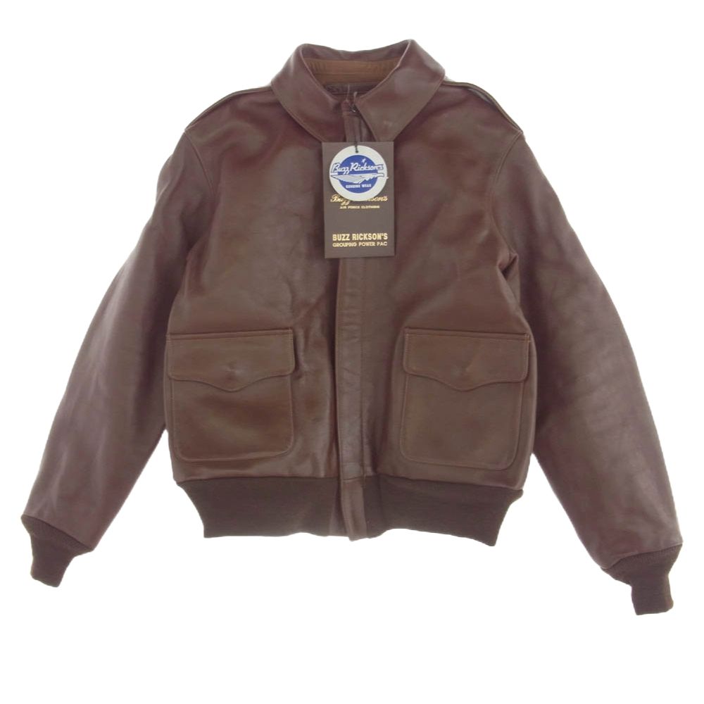 【美品】BUZZ RICKSON’S【M83109 /A-2 ホースハイド フライトジャケット】40  レザー 馬革 バズリクソンズ 25110757 Buzz Rickson's バズリクソンズ M83109 A-2 TYPE ホースハイド レザー