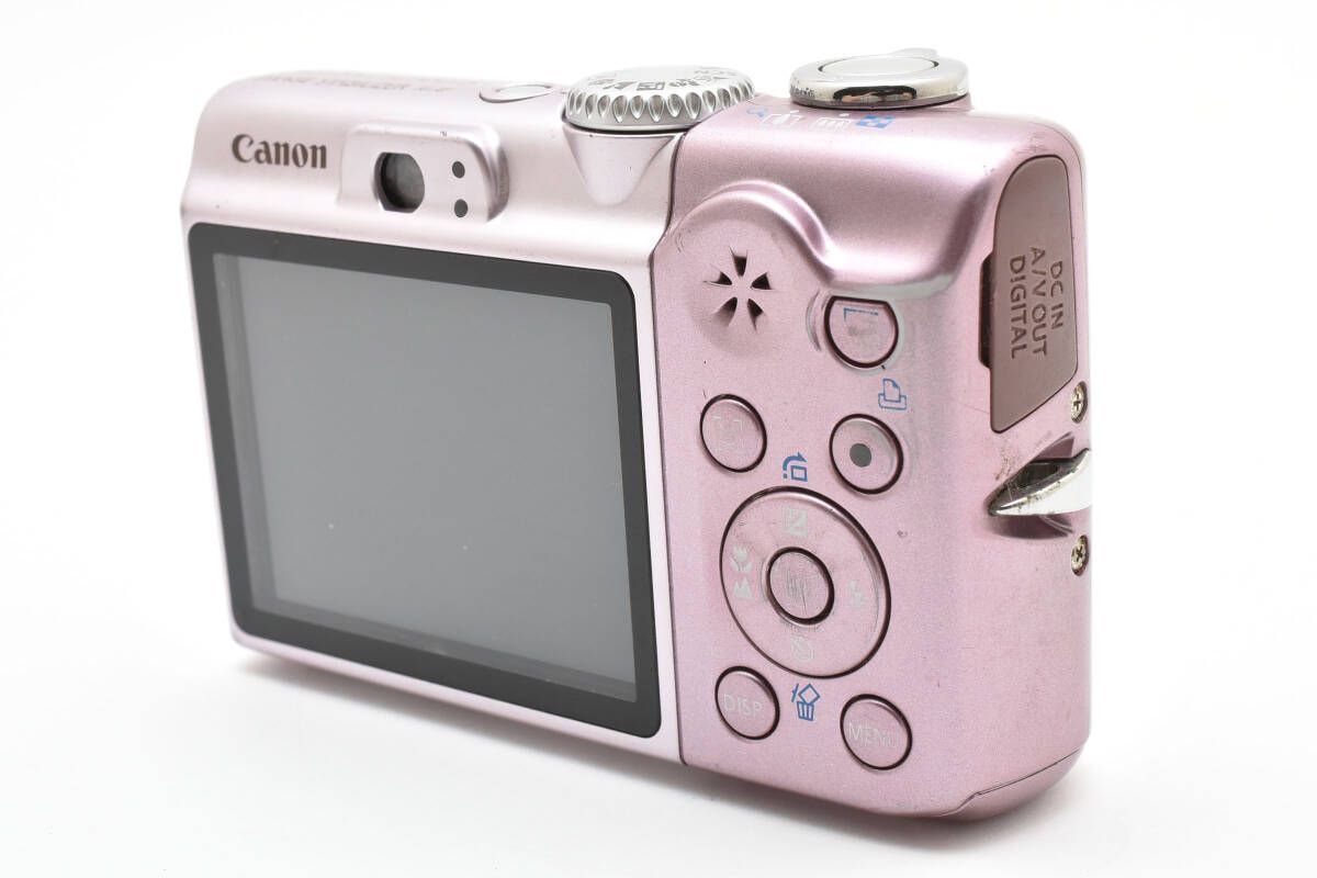 キヤノン CANON PowerShot A1100IS PC1354 ピンク Canon PowerShot A1100 IS 12.1 MP Digital Camera - RARE PINK -90