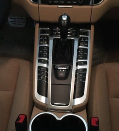 ポルシェマカン14-18センターコンソールカバートリム1P アルミ素材 取り付け簡単 装飾 キズ防止 FFCRYSTALESIA_COM