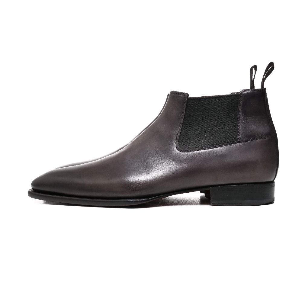 Santoni サントーニ サイドゴアブーツ スタッズ 35 22.5cm