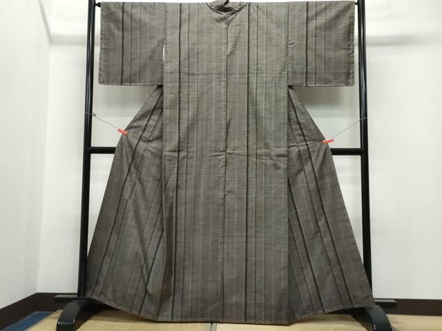 平和屋着物○本場大島紬 9マルキ 泥染め 吉祥文 正絹 逸品 未使用