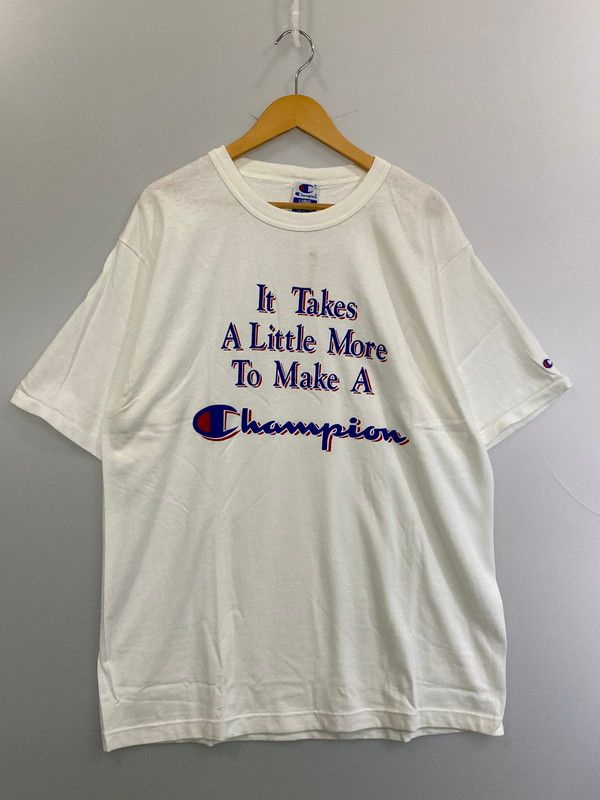CHAMPION チャンピオン 90S IT TAKES A LITTLE MORE TO MAKE A TEE Tシャツ トップス 146-250604-ks-07-min