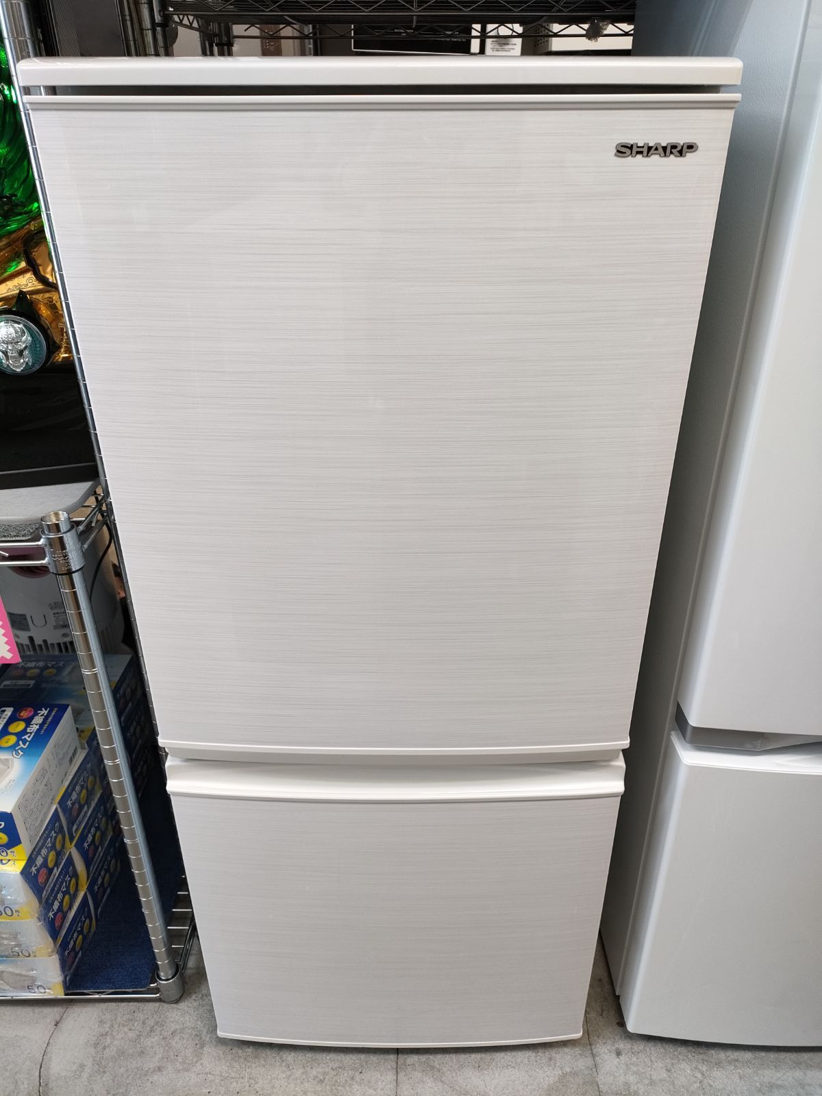冷凍冷蔵庫 SHARP SJ-D14F-W 2020年製 直売最安価格 家電・スマホ 