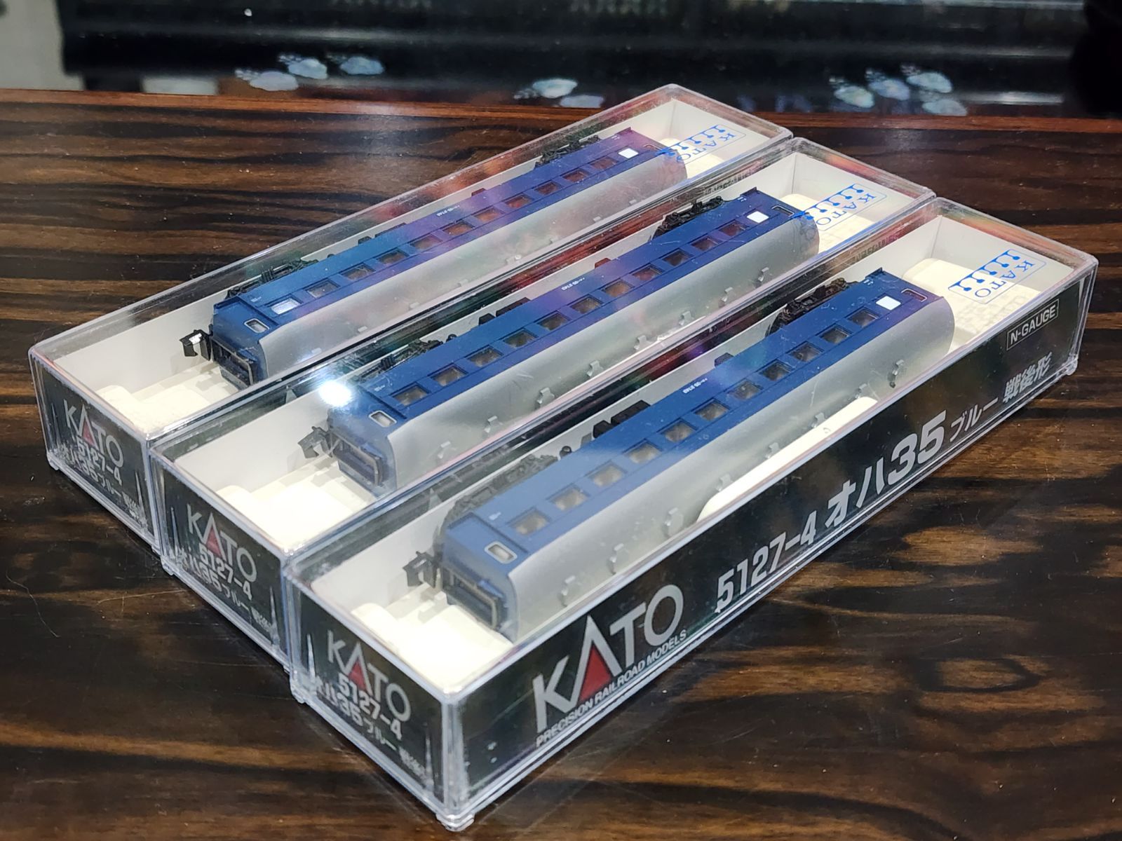 KATO 5127-4 オハ35 ブルー 戦後形 鉄道模型 Nゲージ - メルカリ