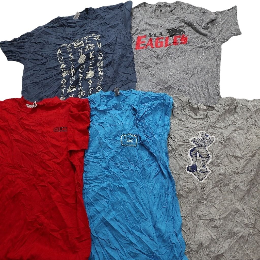 古着卸 まとめ売り カラーmix プリント 半袖Tシャツ 20枚セット