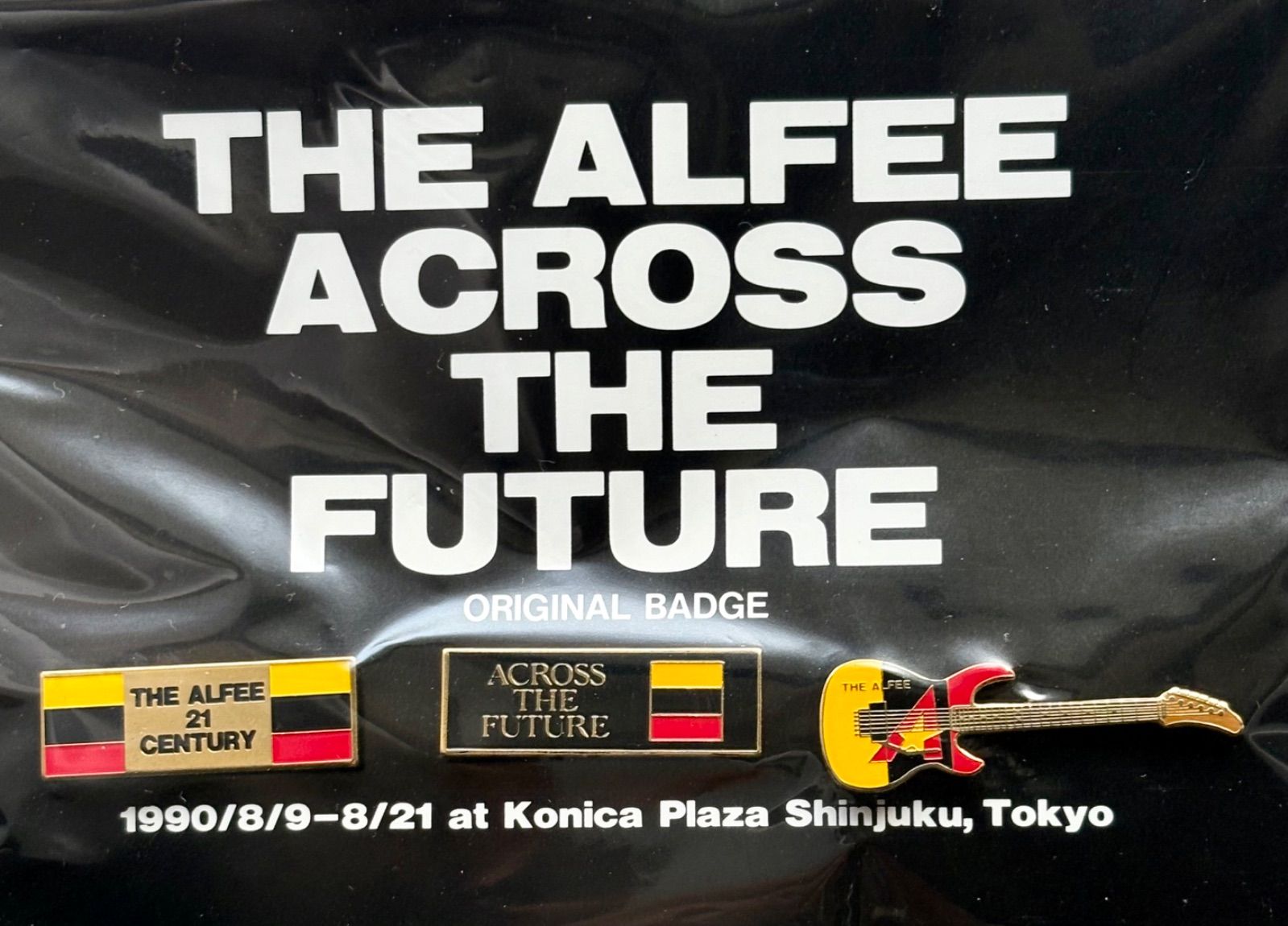 ガッレリーア　ピンバッジセット THE ALFEE グッズ 1990 BRIDGE ACROSS THE FUTURE ピン バッジ